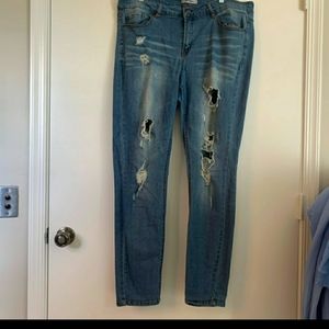 Charlotte Russe Plus Refuge+ Skinny Jeans 16
